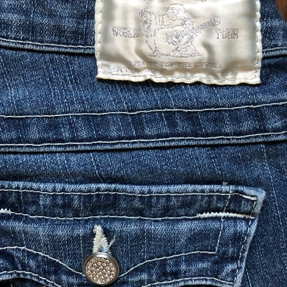 True Religion Glitz & Glam Jodie crystal jeans 25 - Picture 4 of 8